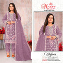 Motifz 5313 Premium Chiffon Embroidered With Khatli Work Pakistani Salwar Suit