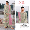 Motifz 5239 Premium Organza Embroidered Salwar Suit with Khatli Work