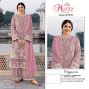 Motifz 5239 Premium Organza Embroidered Salwar Suit with Khatli Work