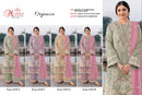 Motifz 5239 Premium Organza Embroidered Salwar Suit with Khatli Work