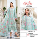 Motifz 5418 Maria B Pure Cambric Cotton Embroidered Salwar Suit