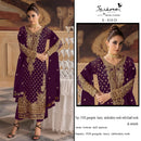 Serine S 810 Premium Fox Georgette Heavy Embroidered Designer Pakistani Suit