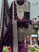 Serine S 810 Premium Fox Georgette Heavy Embroidered Designer Pakistani Suit