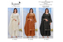 SERINE S 919 Roman Cotton Heavy Embroidery Khatli Work Pakistani Suit
