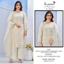 SERINE S 919 Roman Cotton Heavy Embroidery Khatli Work Pakistani Suit