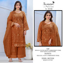 SERINE S 919 Roman Cotton Heavy Embroidery Khatli Work Pakistani Suit