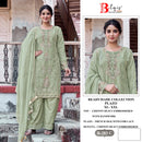 Bilqis B 283 Chiffon Heavy Embroidered Designer Ready Made Suit with Handwork