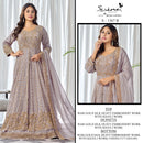 Serine S 1367 Ari Gold Silk Heavy Embroidery & Bits Khatli Work Designer Gown