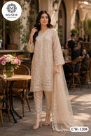 Shraddha Designer CW 1208 Organza Kota Checks Premium Pakistani Salwar Suit