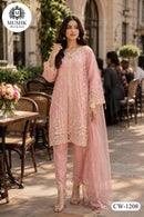 Shraddha Designer CW 1208 Organza Kota Checks Premium Pakistani Salwar Suit
