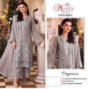 Motifz 5425 Organza Embroidery Khatli Work Pakistani Style Salwar Suit
