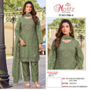 Motifz 1525 Kota Checks with Embroidery & Khatli Work Pakistani Suit