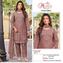 Motifz 1525 Kota Checks with Embroidery & Khatli Work Pakistani Suit