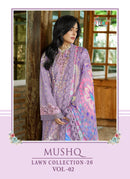 Shree Fab Mushq Vol 02 Lawn Cotton Heavy Embroidery Pakistani Suit Molisha Fashion Hub