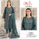 Motifz 5426 Chiffon Embroidery Khatli Work Pakistani Salwar Suit
