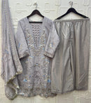 Bilqis B 262 Chiffon Heavy Embroidered With Handwork & Cutwork Pakistani Suit