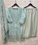 Bilqis B 262 Chiffon Heavy Embroidered With Handwork & Cutwork Pakistani Suit