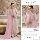 Elan E 07 Chiffon Heavy Embroidered Suit With Handwork & Appliqué Work Suits