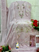 Elan E 07 Chiffon Heavy Embroidered Suit With Handwork & Appliqué Work Suits