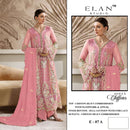 Elan E 07 Chiffon Heavy Embroidered Suit With Handwork & Appliqué Work Suits