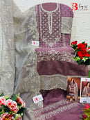 Bilqis B 219 Kota Checks Heavy Embroidered With Handwork & Cutwork Pakistani Suits