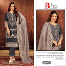 Bilqis B 219 Kota Checks Heavy Embroidered With Handwork & Cutwork Pakistani Suits