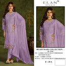 Elan E 18 Cambric Lawn Cotton Heavy Embroidered With Pearls Worked Pakistani Suits