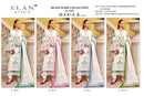 Elan E 42 Cambric Lawn Cotton Heavy Embroidered With Handwork Pakistani Suits