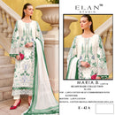 Elan E 42 Cambric Lawn Cotton Heavy Embroidered With Handwork Pakistani Suits