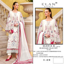 Elan E 42 Cambric Lawn Cotton Heavy Embroidered With Handwork Pakistani Suits