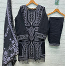 Elan E 41 Cambric Lawn Cotton Heavy Embroidered With Handwork Pakistani Suits