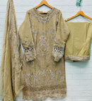 Bilqis B 274 Chiffon Heavy Embroidered With Handwork Pakistani Suits