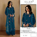 Elan E 31 Cambric Lawn Cotton Heavy Embroidered With Handwork Pakistani Suits