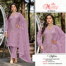 Motifz 5364 Chiffon with Embroidery Khatli Work Designer Suits