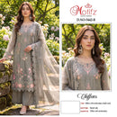 Motifz 5442 Chiffon With Embroidery Khatli Worked Pakistani Suits