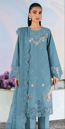 Shazme S 5633 Readymade Cambric Cotton Designer Suits