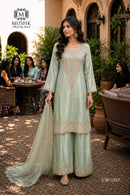 Shraddha Designer Cw 1204 Viscose Shimmer Heavy Embroidery Suit