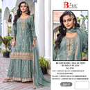Bilqis B 249 Chinon Heavy Embroidered With Handworked Pakistani Suits