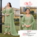 Motifz 1474 Nc Moss With Beads Work Pakistani Suits