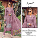 Serine S 930 Crystal Chiffon Heavy Embroidered Khatli & Cut Work Suit