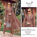 Serine S 930 Crystal Chiffon Heavy Embroidered Khatli & Cut Work Suit