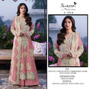 Serine S 924 Crystal Chiffon  Heavy Embroidered Work With Khatli Worked Pakistani Suits