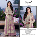 Serine S 924 Crystal Chiffon  Heavy Embroidered Work With Khatli Worked Pakistani Suits