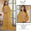 Serine S 932 Chiffon Heavy Embroidery With Khatli Work Suit