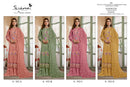 Serine S 932 Chiffon Heavy Embroidery With Khatli Work Suit