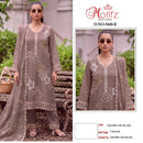 Motifz 5440 Gold Chiffon Embroidery Bits Work Designer Pakistani Style Suit