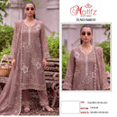 Motifz 5440 Gold Chiffon Embroidery Bits Work Designer Pakistani Style Suit