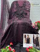 Al Zohaib Az 1456 Pure Cotton With Heavy Patch Worked Pakistani Suits