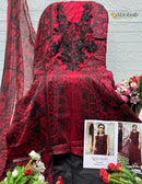 Al Zohaib Az 1456 Pure Cotton With Heavy Patch Worked Pakistani Suits
