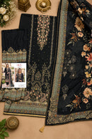 Motifz 5435 Pure Viscose Maslin Digital Print Khatli Work Pakistani Suit